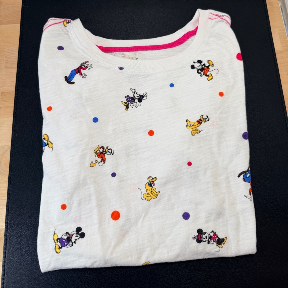 Disney Parks Women’s Medium Short Sleeve T-shirt with Colorful Fab 5 Design